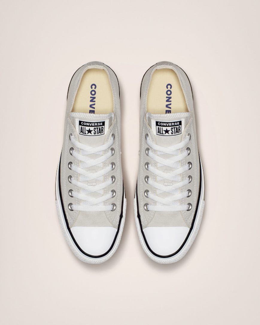 Tenis Converse Chuck Taylor All Star Classicos Cano Baixo Feminino Luz Cinzentas | PT H0P95T4